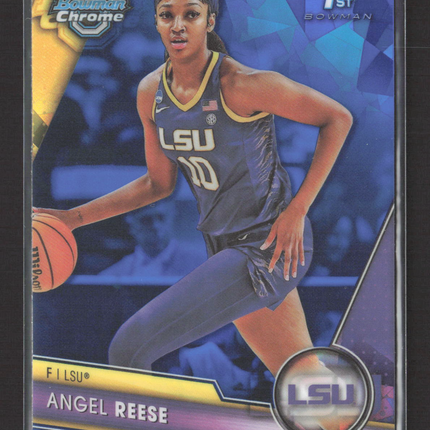 2024 Bowman Chrome University Angel Reese #49 1st Bowman Sapphire
