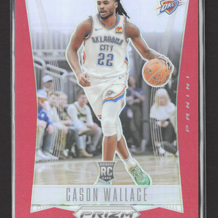 2024 Panini Prizm Deca Cason Wallace #146 Red 116/199 RC