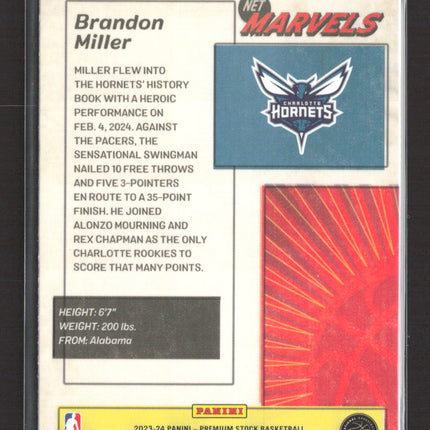 2024 Panini Donruss Net Marvels Brandon Miller #29 RC Scope