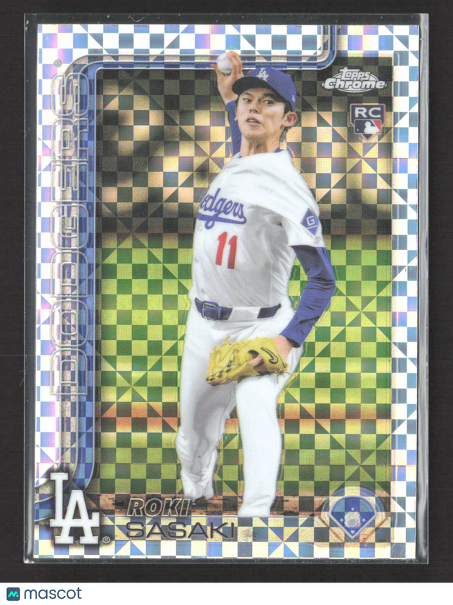 2025 Topps Chrome Roki Sasaki #217 X-Fractor RC