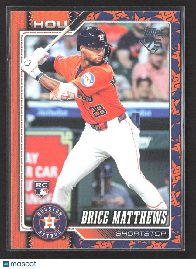 2026 Topps Series One Brice Matthews Team Border #132 RC