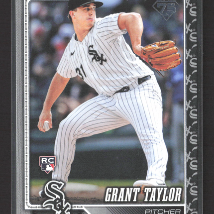 2025 Topps Series 1 Grant Taylor Team Border #49 RC