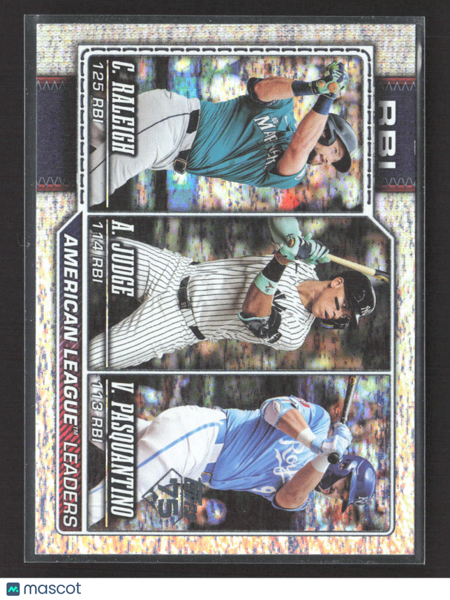 2026 Topps Series One Vinnie Pasquantino Aaron Judge Cal Raleigh #211 Foil