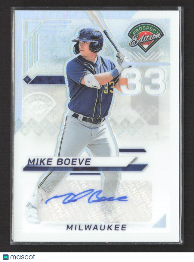 2025 Panini Prizm Prospect Edition Mike Boeve #7 Auto