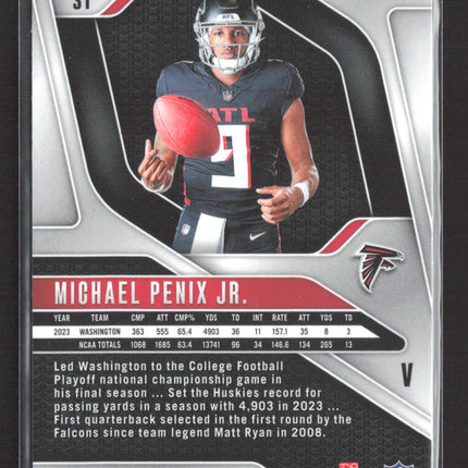 2024 Panini Prizm Michael Penix Jr. #31 RC silver variation