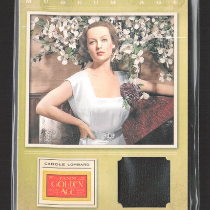 2012 Panini Golden Age Museum Age Carole Lombard Relic #29