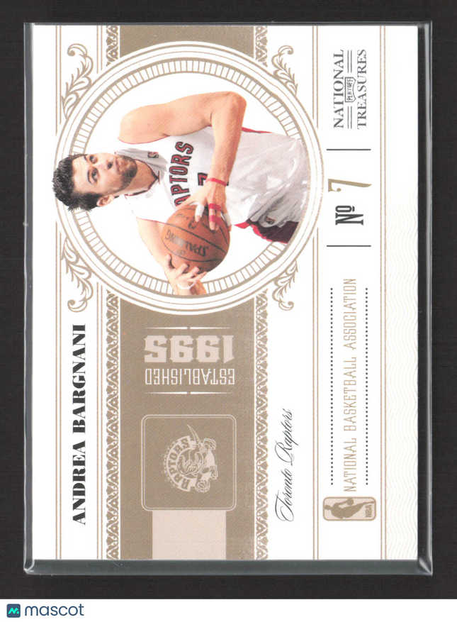 2010 Panini National Treasures Andrea Bargnani #92 /99