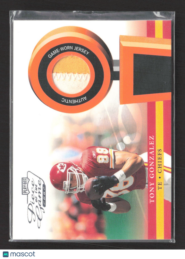 2002 Playoff Piece of the Game Tony Gonzalez #POG-54 Jersey Patch