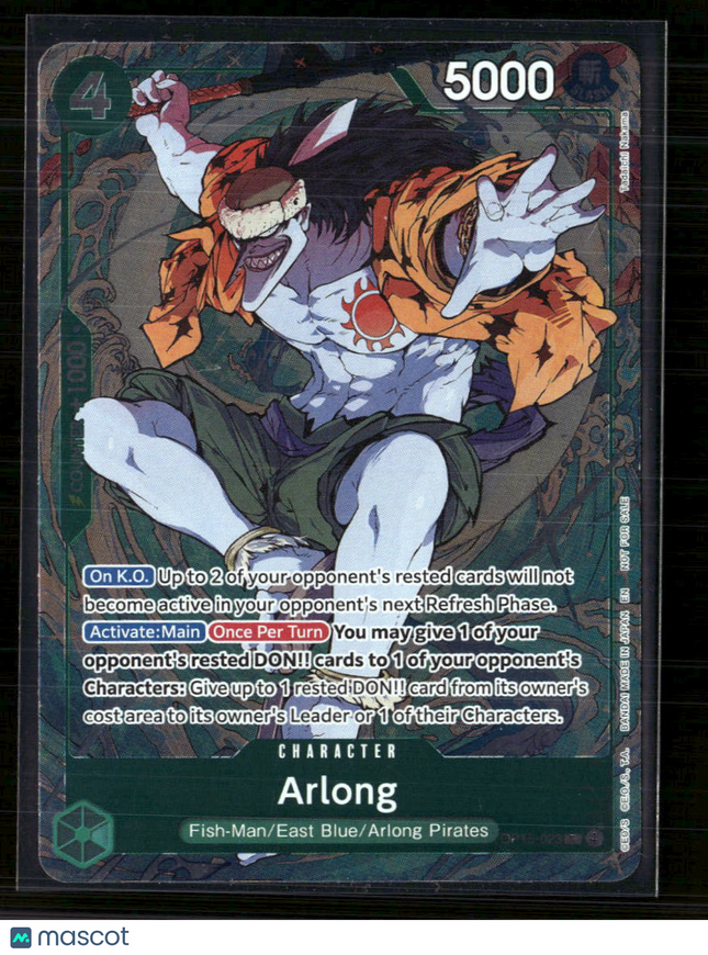 One Piece Card Game Adventure on Kami's Island Arlong Dash Pack op15-023