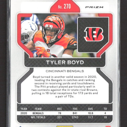 2021 Panini Prizm Tyler Boyd #270 Red White Blue