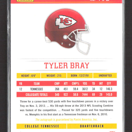 2013 Panini Rookies & Stars Longevity Tyler Bray #193 RC 048/199 Auto