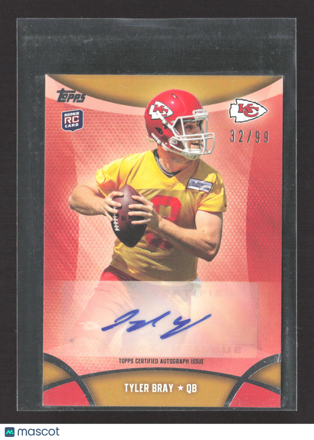 2013 Topps Football Tyler Bray #MA-TB 32/99 RC Auto