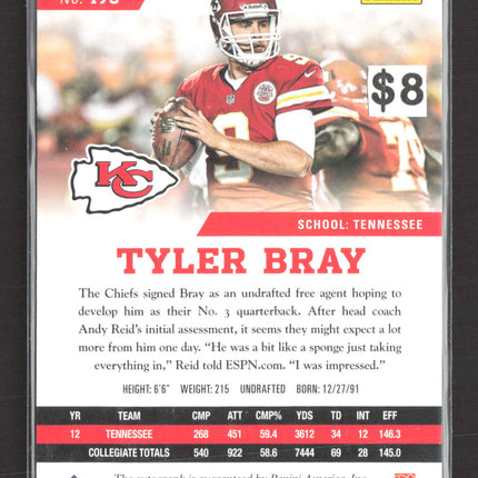 2013 Panini Absolute Spectrum Autographs Tyler Bray #193 RC 076/499 Auto