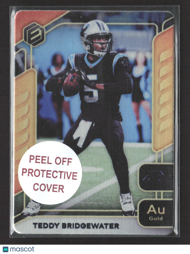 2020 Panini Elements Football Gold Teddy Bridgewater #58 /79