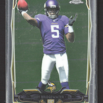 2014 Topps Chrome Teddy Bridgewater #173 RC