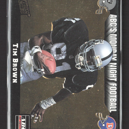 1993 Action Packed ABC's Monday Night Football Tim Brown #26