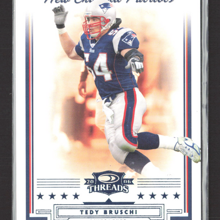 2006 Donruss Threads Tedy Bruschi #62 /200