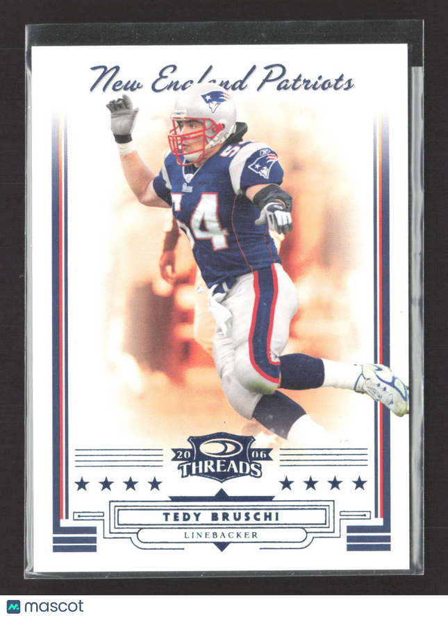 2006 Donruss Threads Tedy Bruschi #62 /200
