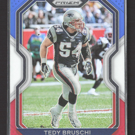 2020 Panini Prizm Tedy Bruschi #26 Red White & Blue