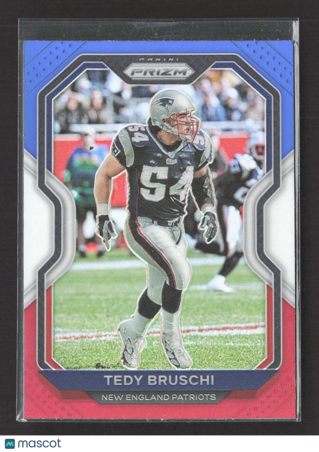2020 Panini Prizm Tedy Bruschi #26 Red White & Blue