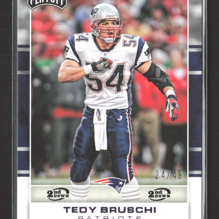 2017 Panini Playoff 2nd Down Tedy Bruschi #149 24/49