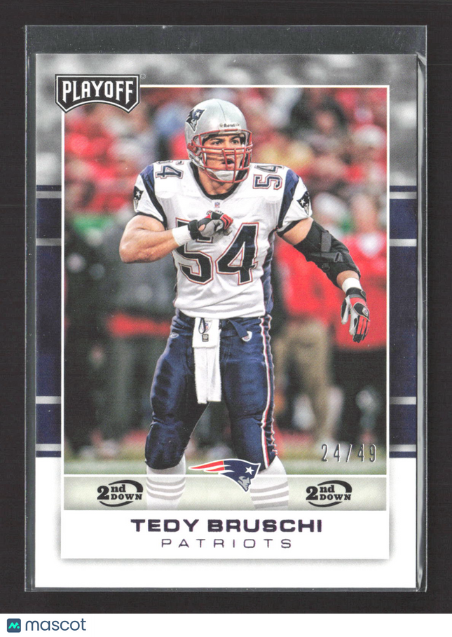 2017 Panini Playoff 2nd Down Tedy Bruschi #149 24/49