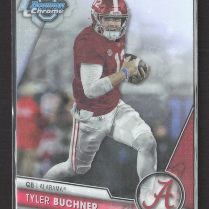2023 Bowman Chrome University Tyler Buchner #120 Refractor