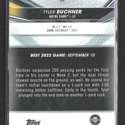 2022 Bowman University Tyler Buchner #84