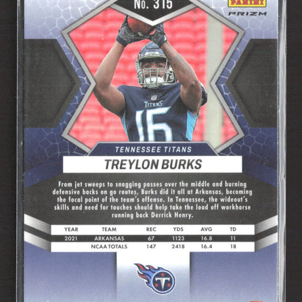 2022 Panini Mosaic Treylon Burks #315 Pink Camo RC