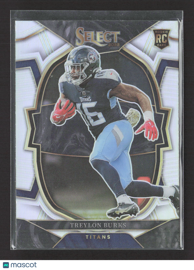 2023 Panini Select Prizm Concourse Treylon Burks #39 Silver RC