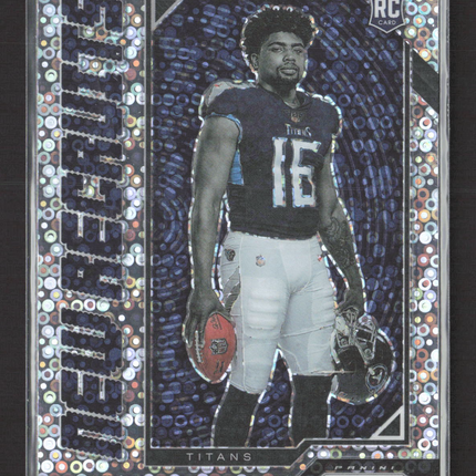 2023 Panini Prizm New Recruits Treylon Burks #NR-8 Disco RC