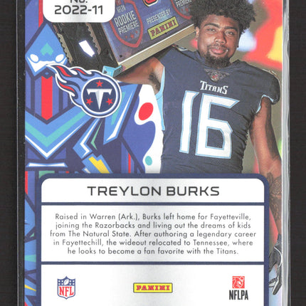 2022 Panini Certified Treylon Burks #2022-11 RC