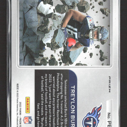 2023 Panini Prizm Prizm Break Treylon Burks #PB-9 Disco RC