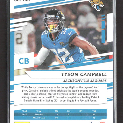 2022 Panini Prestige Football Tyson Campbell #139 Xtra Points Blue 083/299