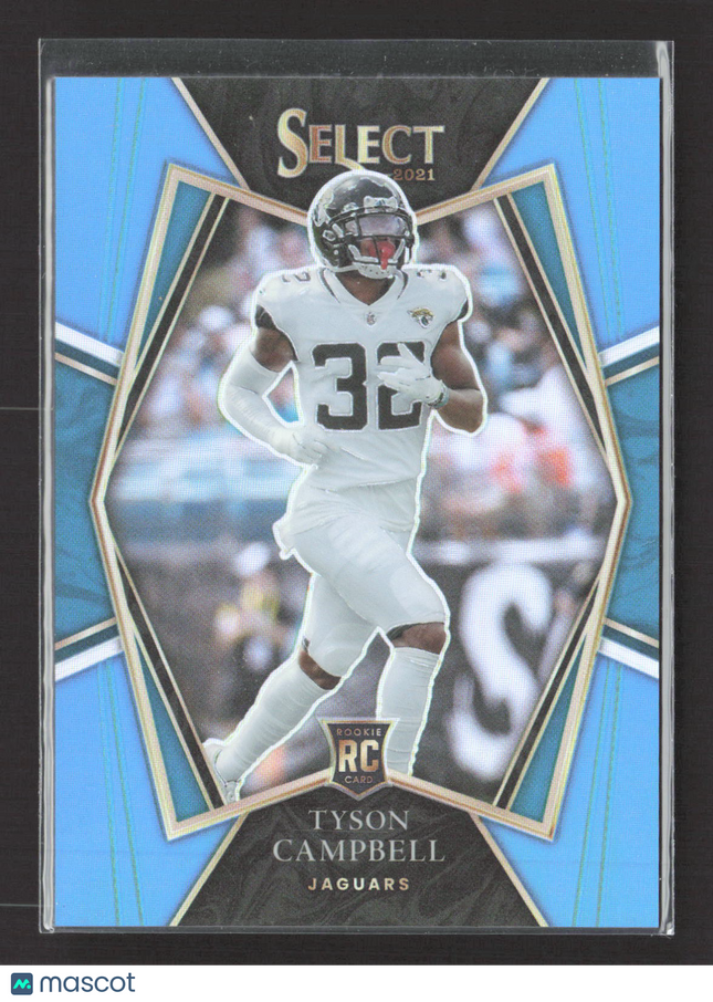 2022 Panini Select Prizm Premier Level Tyson Campbell #189 Light Blue 33/89 RC