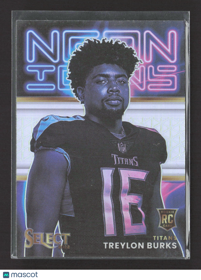 2023 Panini Select Neon Icons Prizm Treylon Burks #NI-22 RC