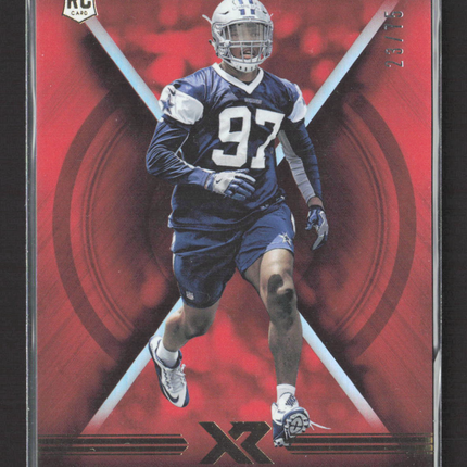 2017 Panini XR Taco Charlton #132 Red 23/75 RC