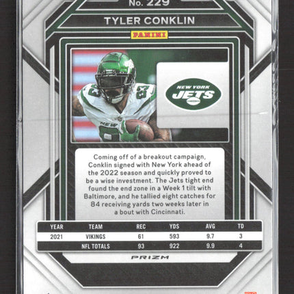 2023 Panini Prizm Tyler Conklin #229