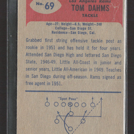 1955 Bowman Tom Dahms #69