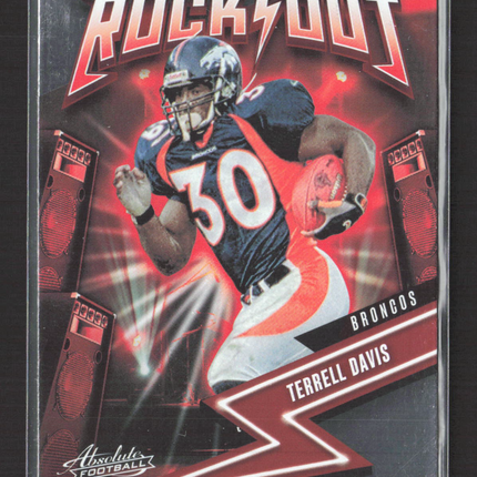 2023 Panini Absolute Rock Out Terrell Davis #8
