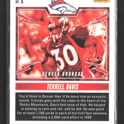 2023 Panini Absolute Rock Out Terrell Davis #8
