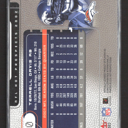 2002 Fleer Hot Prospects Terrell Davis #20