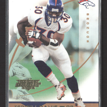 2002 Topps Debut Terrell Davis #37