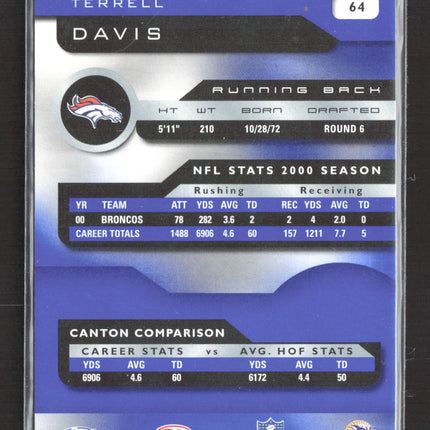 2001 Leaf Quantum Terrell Davis #64