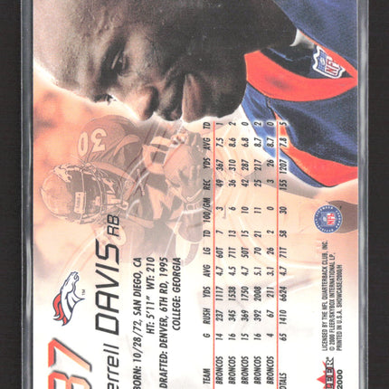 2000 Fleer Showcase Terrell Davis #37