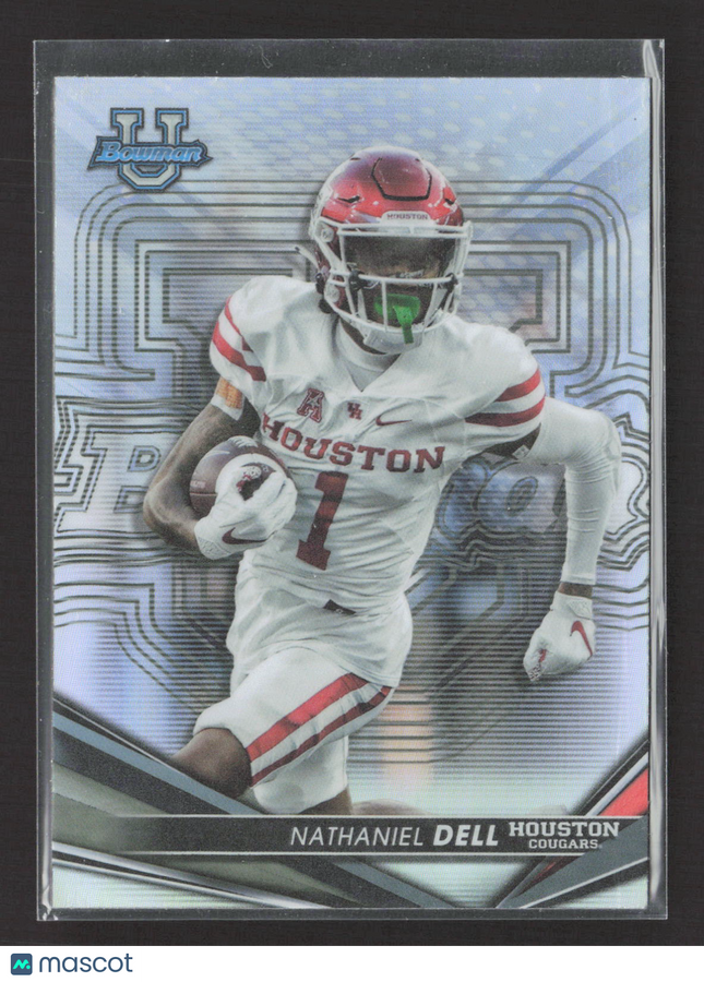 2022 Bowman University Nathaniel Dell #9 Refractor