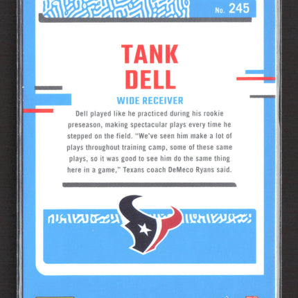 2023 Panini Donruss Optic Tank Dell #245 Blue Velocity