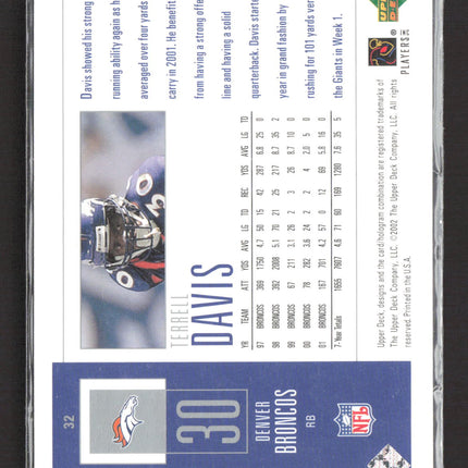 2008 Upper Deck Piece of History Terrell Davis #32