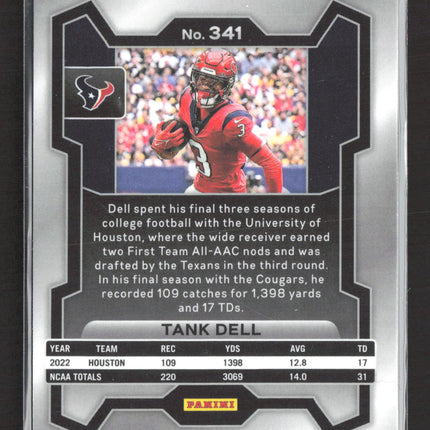 2023 Panini Prizm Tank Dell #341 RC