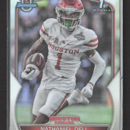 2022 Bowman University Nathaniel Dell #49 Refractor